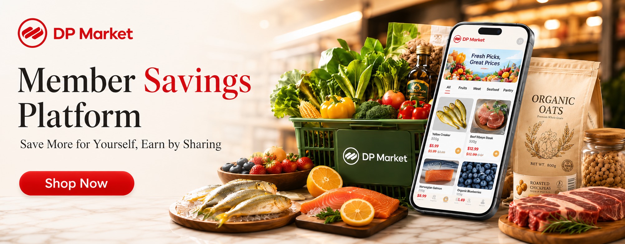 DP Market Member Savings Platform